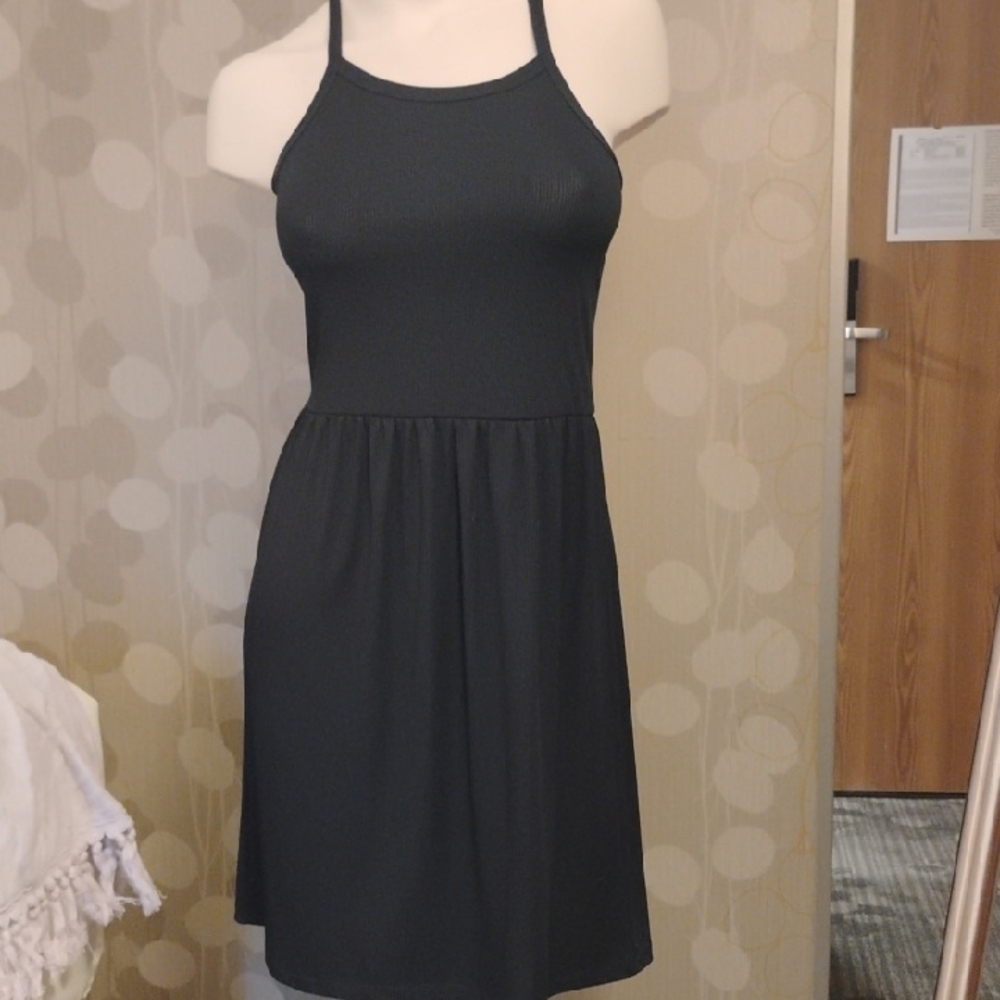 Vero Moda Black Pleated Mini Sundress